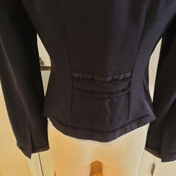 Ann Taylor Elegant Midnight Blue Women's Jacket - Picture 4 of 13